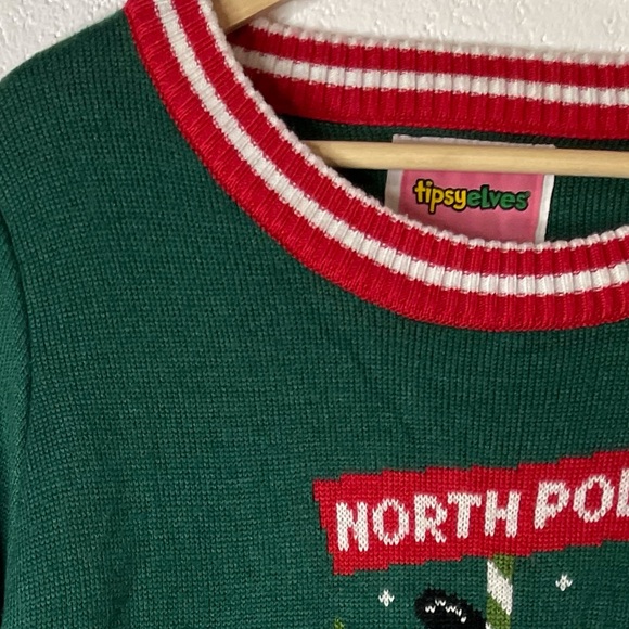 18. Tipsy Elf Santa North Pole sweater - Picture 6 of 8